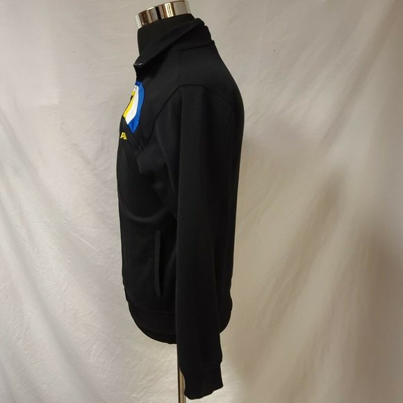 PUMA Boys Large Black Long Sleeve Full Zip Cotton Polyester Track Jacket - Picture 6 of 12